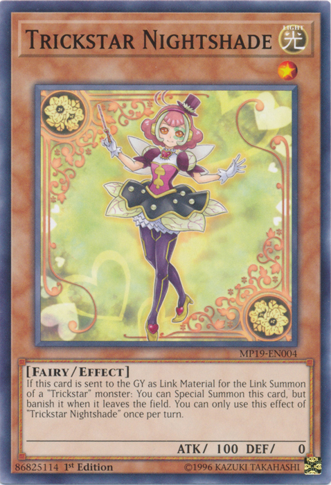 Trickstar Nightshade [MP19-EN004] Common Yu-Gi-Oh!