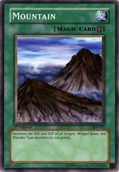 Mountain [SDJ-037] Common Yu-Gi-Oh!
