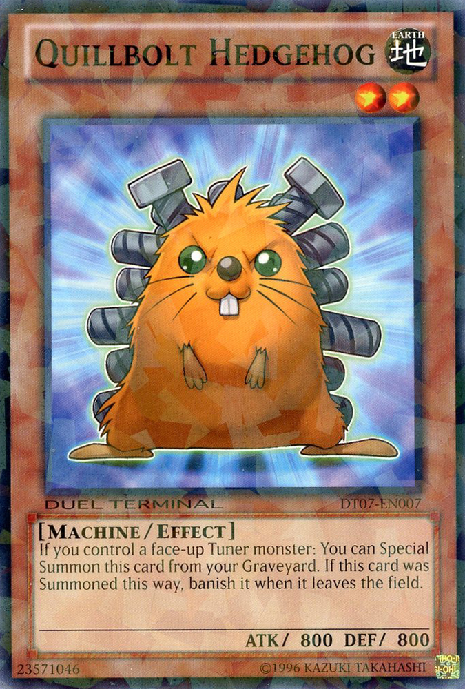 Quillbolt Hedgehog [DT07-EN007] Common Yu-Gi-Oh!