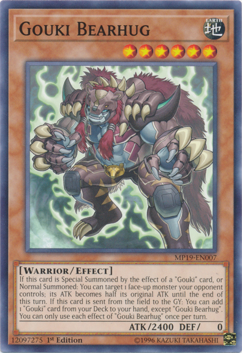 Gouki Bearhug [MP19-EN007] Common Yu-Gi-Oh!