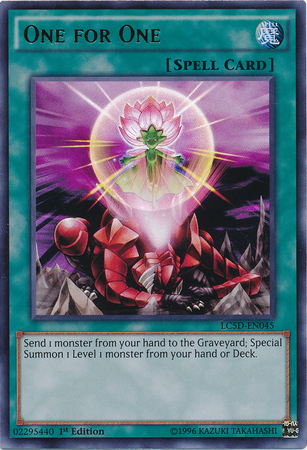 One for One [LC5D-EN045] Ultra Rare Yu-Gi-Oh!