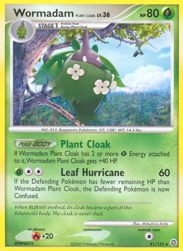 Wormadam Plant Cloak (41/132) [Diamond & Pearl: Secret Wonders] Pokémon