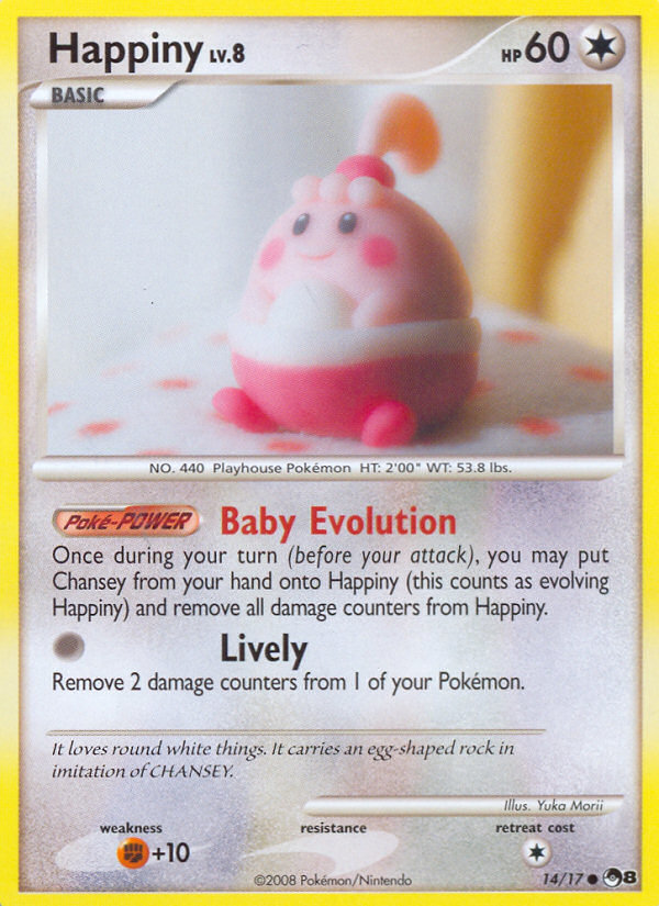 Happiny (14/17) [POP Series 8] Pokémon
