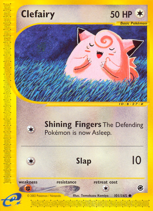 Clefairy (101/165) [Expedition: Base Set] Pokémon