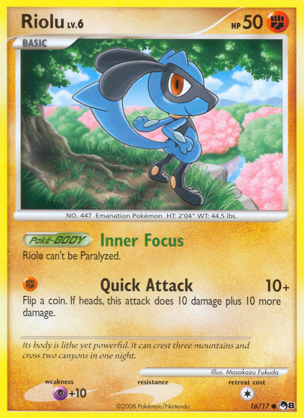 Riolu (16/17) [POP Series 8] Pokémon