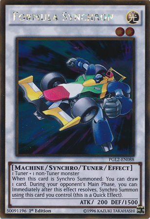 Formula Synchron [PGL2-EN088] Gold Rare Yu-Gi-Oh!