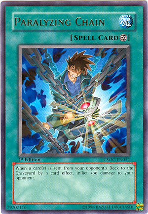 Paralyzing Chain [CSOC-EN054] Rare Yu-Gi-Oh!