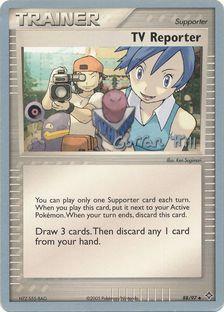 TV Reporter (88/97) (Bright Aura - Curran Hill's) [World Championships 2005] Pokémon