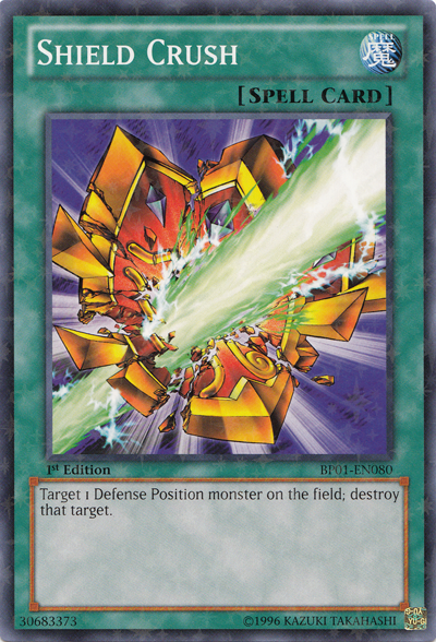 Shield Crush [BP01-EN080] Starfoil Rare Yu-Gi-Oh!