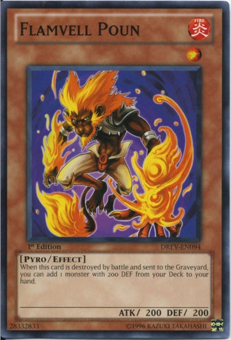 Flamvell Poun [DREV-EN094] Common Yu-Gi-Oh!