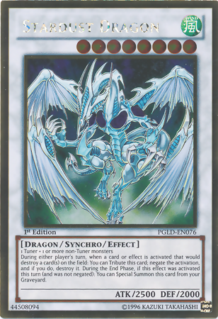Stardust Dragon [PGLD-EN076] Gold Rare Yu-Gi-Oh!