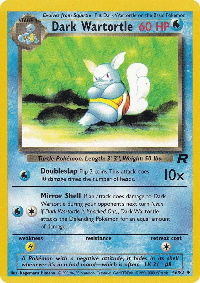 Dark Wartortle (46/82) [Team Rocket Unlimited] Pokémon
