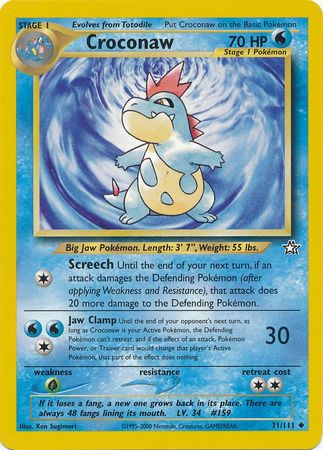 Croconaw (31/111) [Neo Genesis Unlimited] Pokémon