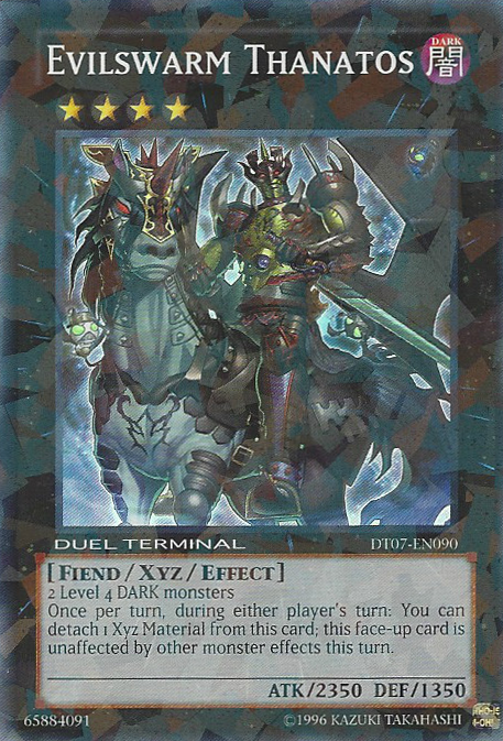 Evilswarm Thanatos [DT07-EN090] Super Rare Yu-Gi-Oh!
