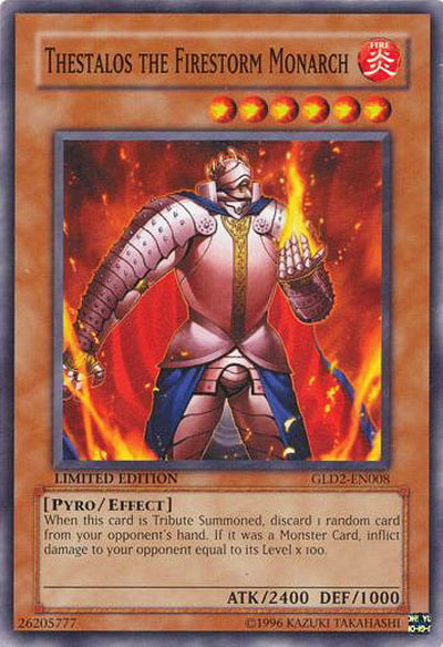 Thestalos the Firestorm Monarch [GLD2-EN008] Common Yu-Gi-Oh!