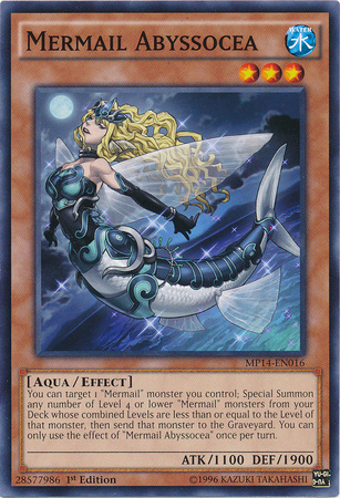 Mermail Abyssocea [MP14-EN016] Common Yu-Gi-Oh!