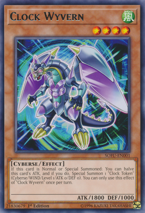 Clock Wyvern [SOFU-EN001] Rare Yu-Gi-Oh!