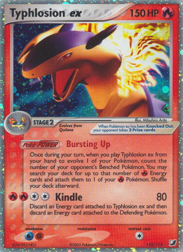 Typhlosion ex (110/115) [EX: Unseen Forces] Pokémon