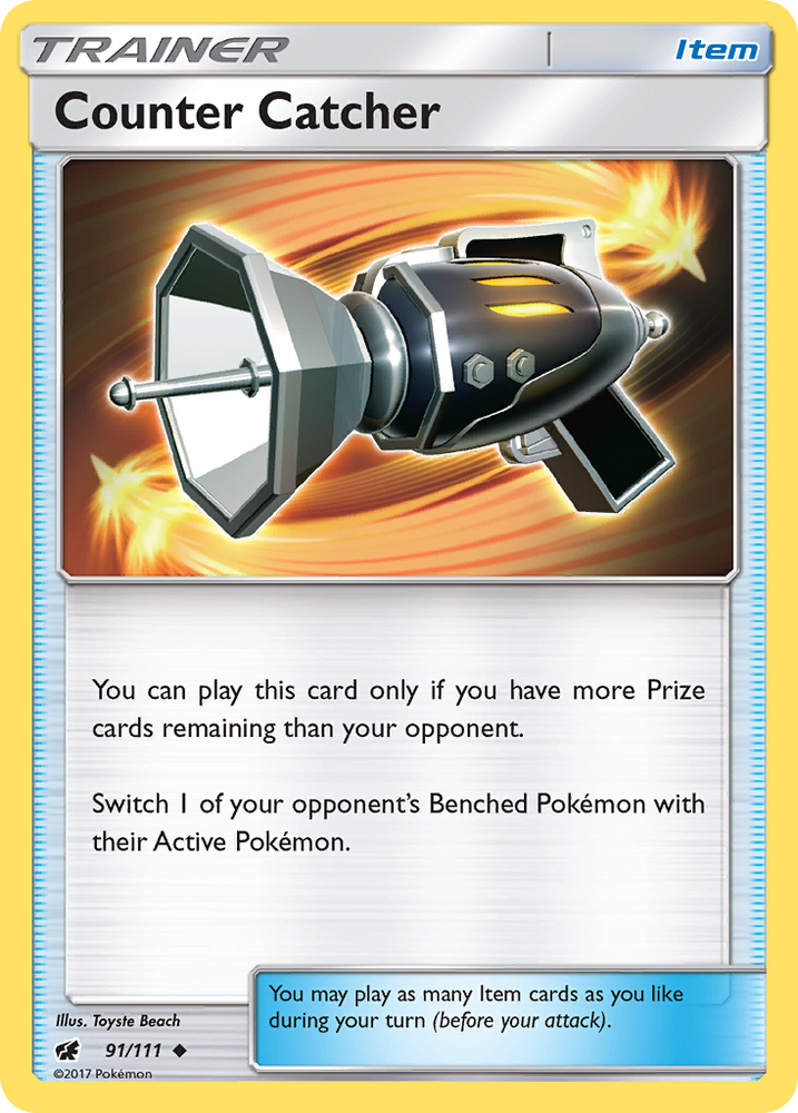 Counter Catcher (91/111) [Sun & Moon: Crimson Invasion] Pokémon