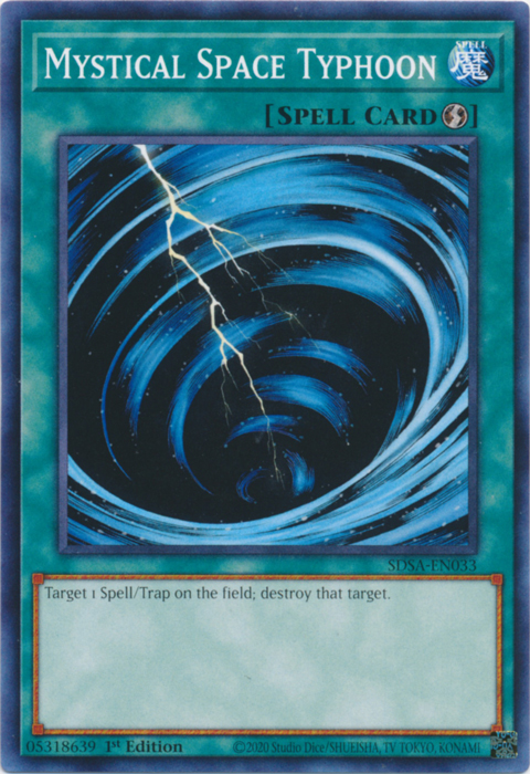 Mystical Space Typhoon [SDSA-EN033] Common Yu-Gi-Oh!