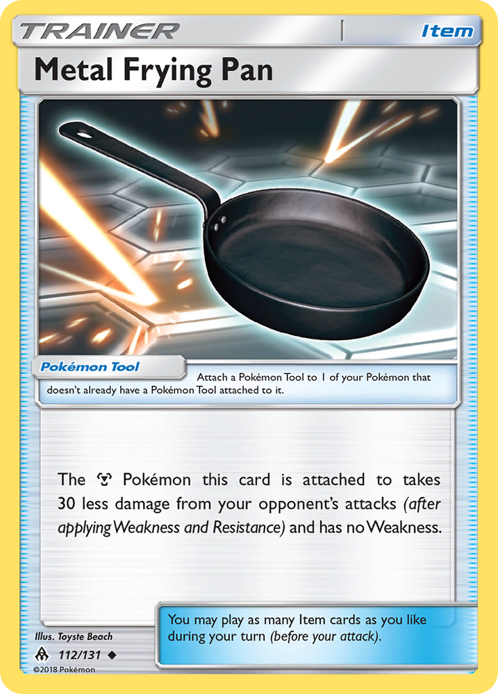 Metal Frying Pan (112/131) [Sun & Moon: Forbidden Light] Pokémon