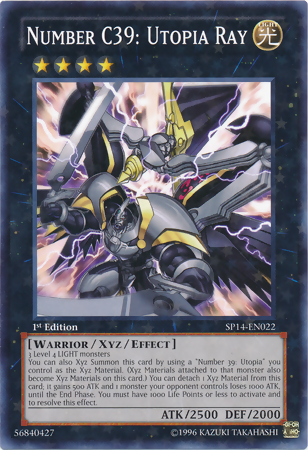 Number C39: Utopia Ray [SP14-EN022] Starfoil Rare Yu-Gi-Oh!