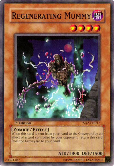 Regenerating Mummy [SD2-EN012] Common Yu-Gi-Oh!