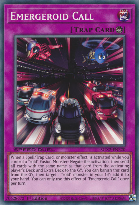 Emergeroid Call [SGX2-ENB20] Common Yu-Gi-Oh!