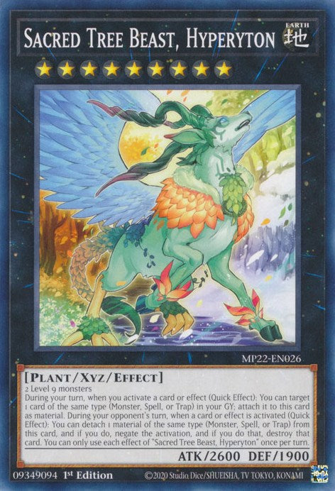 Sacred Tree Beast, Hyperyton [MP22-EN026] Common Yu-Gi-Oh!