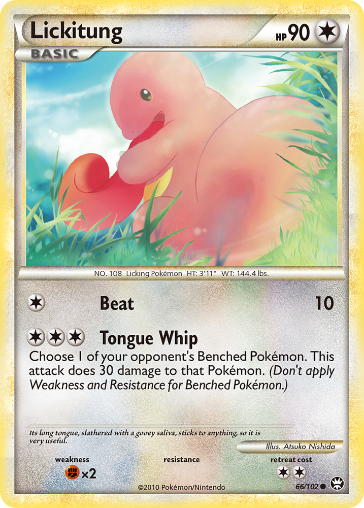 Lickitung (66/102) [HeartGold & SoulSilver: Triumphant] Pokémon