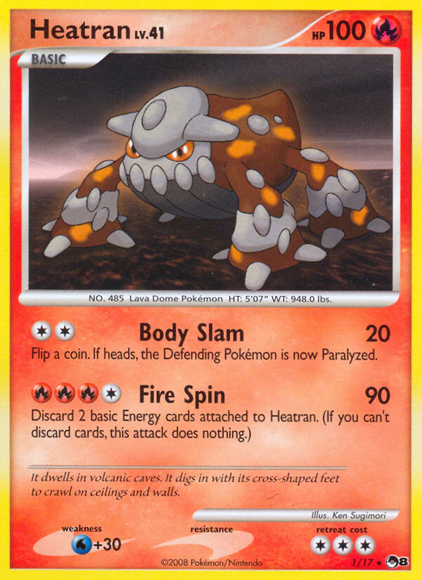 Heatran (1/17) [POP Series 8] Pokémon