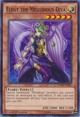 Elegy the Melodious Diva [NECH-EN006] Common Yu-Gi-Oh!