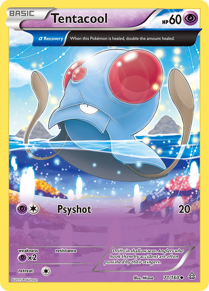 Tentacool (71/160) [XY: Primal Clash] Pokémon