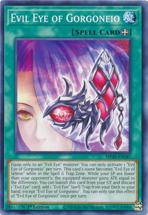 Evil Eye of Gorgoneio [MP20-EN187] Common Yu-Gi-Oh!