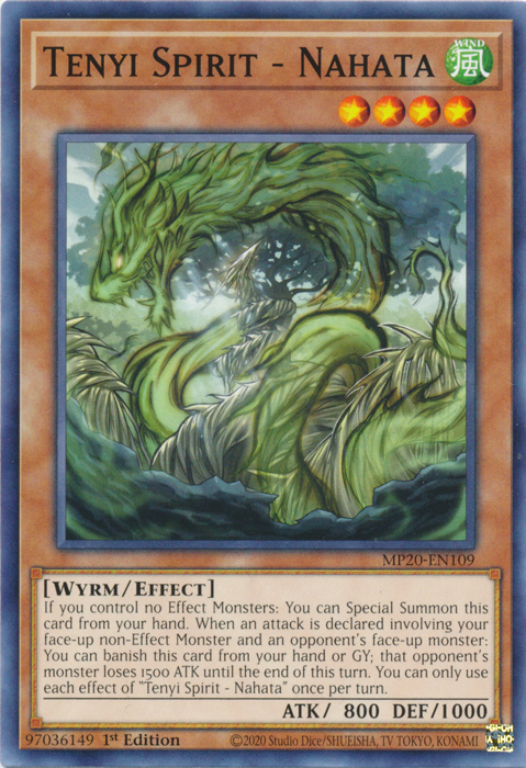 Tenyi Spirit - Nahata [MP20-EN109] Common Yu-Gi-Oh!