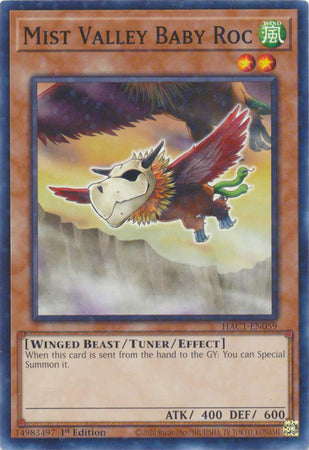 Mist Valley Baby Roc (Duel Terminal) [HAC1-EN059] Common Yu-Gi-Oh!