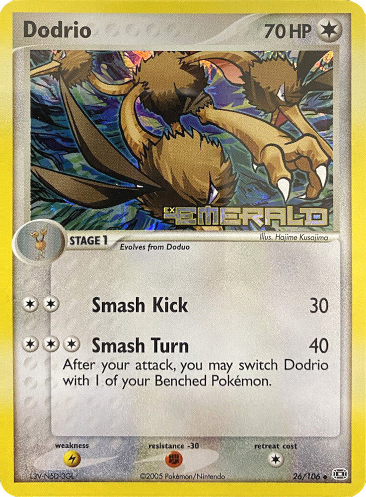 Dodrio (26/106) (Stamped) [EX: Emerald] Pokémon