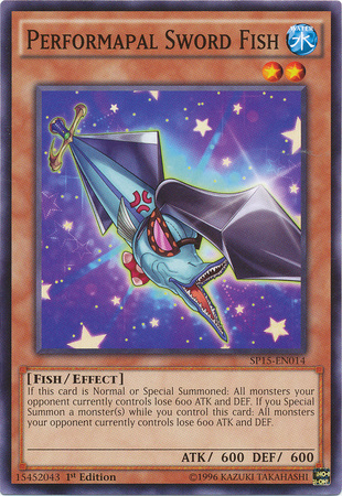 Performapal Sword Fish [SP15-EN014] Common Yu-Gi-Oh!