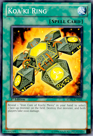 Koa'ki Ring [STBL-EN056] Common Yu-Gi-Oh!