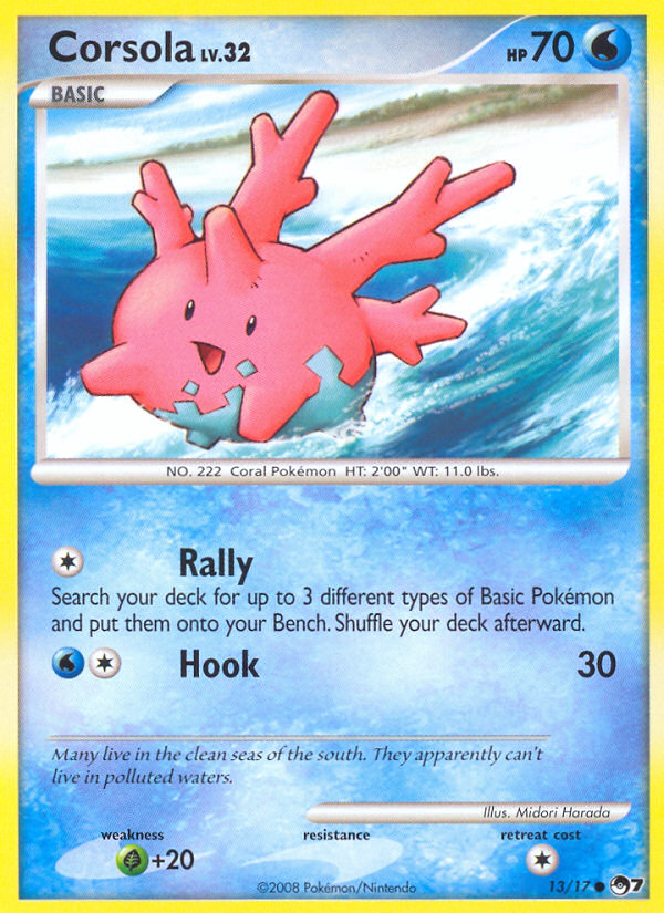 Corsola (13/17) [POP Series 7] Pokémon