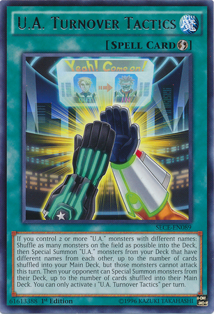 U.A. Turnover Tactics [SECE-EN089] Rare Yu-Gi-Oh!