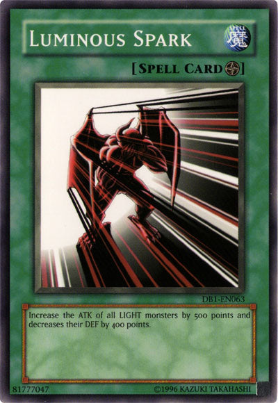 Luminous Spark [DB1-EN063] Common Yu-Gi-Oh!