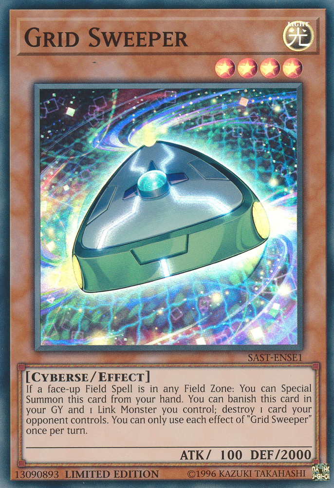 Grid Sweeper [SAST-ENSE1] Super Rare Yu-Gi-Oh!