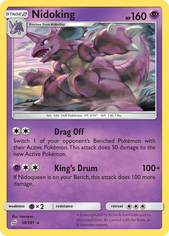 Nidoking (59/181) [Sun & Moon: Team Up] Pokémon