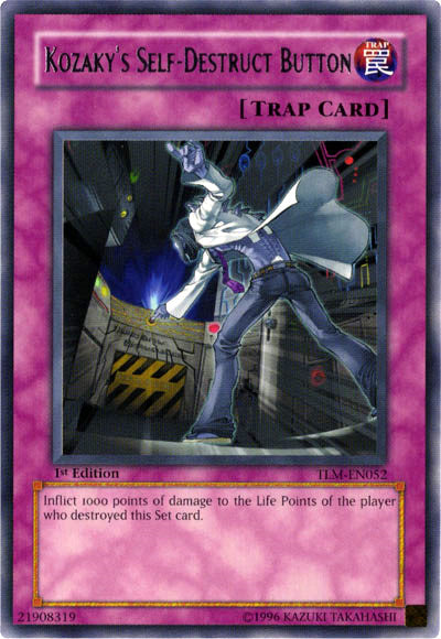 Kozaky's Self-Destruct Button [TLM-EN052] Rare Yu-Gi-Oh!