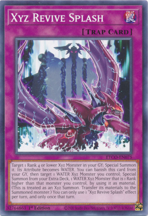 Xyz Revive Splash [ETCO-EN075] Common Yu-Gi-Oh!