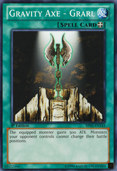 Gravity Axe - Grarl [BP02-EN143] Mosaic Rare Yu-Gi-Oh!
