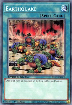Earthquake [SGX1-END12] Common Yu-Gi-Oh!