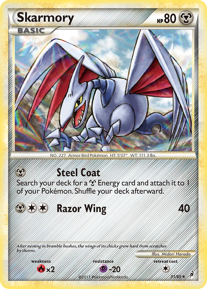 Skarmory (31/95) [HeartGold & SoulSilver: Call of Legends] Pokémon
