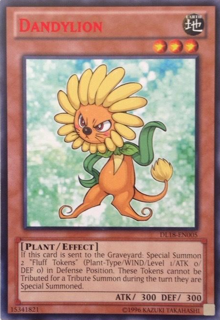 Dandylion (Red) [DL18-EN005] Rare Yu-Gi-Oh!